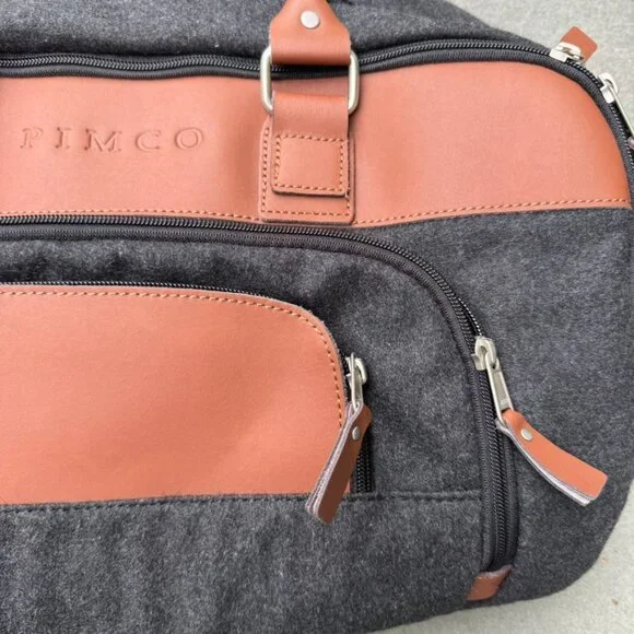 Urban Edge Wool & Leather Weekender Bag - Picture 11 of 11